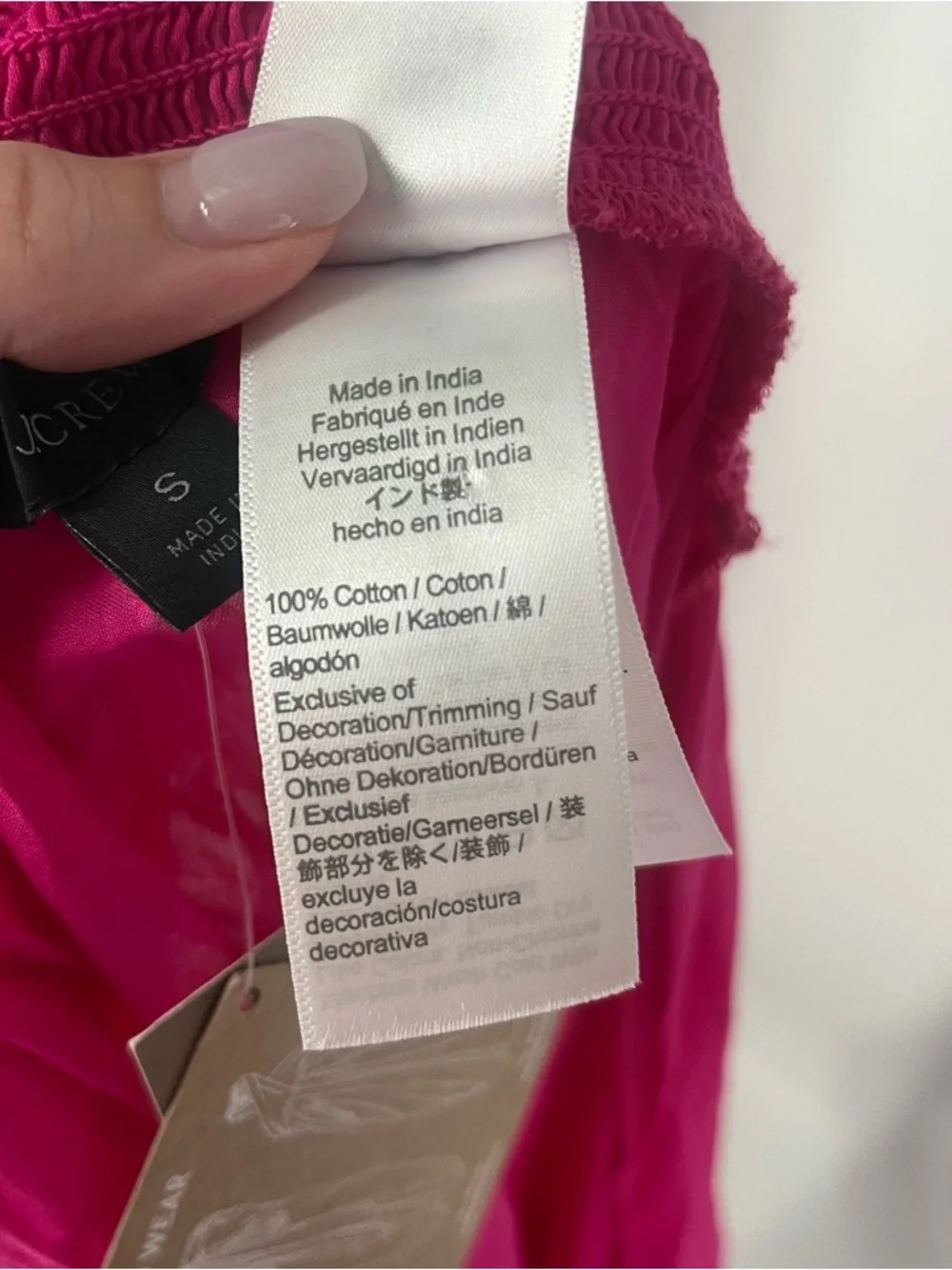 J. Crew Convertible Beach Sarong Coverup Pink Small